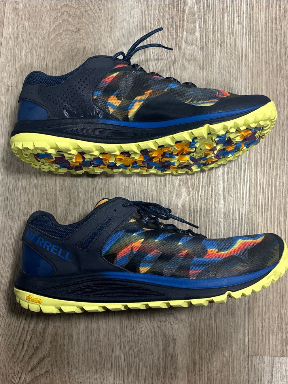 Merrell Nova 2 Men’s Size 14 Rainbow Mountain Vibram Trail Shoes J067179